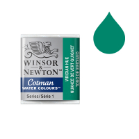 Winsor & Newton Cotman aquarelle (demi-godet) - 696 nuance de vert Guignet 301696 410504