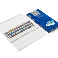 Winsor & Newton Cotman ensemble d'aquarelles (demi-godet) 390471 410506