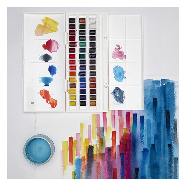 Winsor & Newton Cotman ensemble d'aquarelles (demi-godet) 390471 410506 - 3