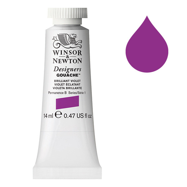 Winsor & Newton Designers gouache 052 (14 ml) - violet brillant 0605052 410660 - 1
