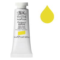 Winsor & Newton Designers gouache 345 (14ml) - jaune citron 0605345 410641