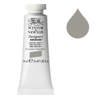 Winsor & Newton Designers gouache 436 (14 ml) - gris neutre 0605436 410661