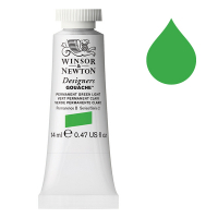 Winsor & Newton Designers gouache 483 (14 ml) - vert clair permanent 0605483 410630
