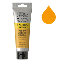 Winsor & Newton Galeria peinture acrylique (120 ml) - 115 nuance de jaune de cadmium foncé 2131115 410127