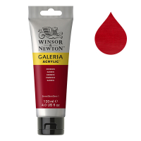 Winsor & Newton Galeria peinture acrylique (120 ml) - 203 carmin 2131203 410133