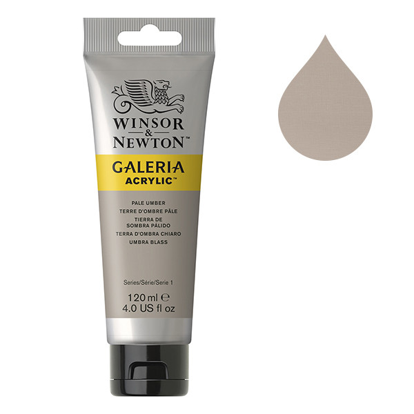 Winsor & Newton Galeria peinture acrylique (120 ml) - 438 terre d'ombre pâle 2131438 410150 - 1