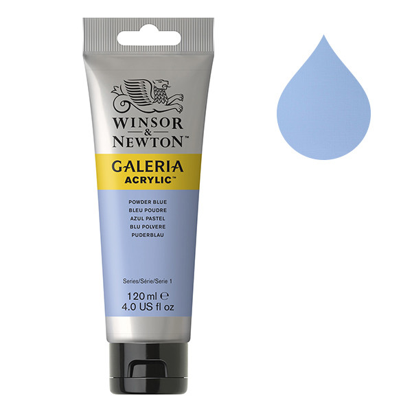 Winsor & Newton Galeria peinture acrylique (120 ml) - 446 bleu poudre 2131446 410161 - 1
