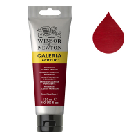 Winsor & Newton Galeria peinture acrylique (120 ml) - 466 alizarine cramoisie permanent 2131466 410153