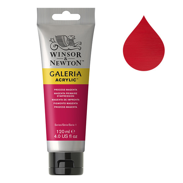 Winsor & Newton Galeria peinture acrylique (120 ml) - 533 magenta primaire d'impression 2131533 410163 - 1