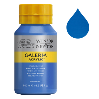 Winsor & Newton Galeria peinture acrylique (500 ml) - 138 nuance de bleu céruléum 2150138 410070