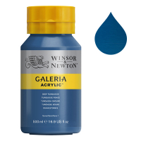 Winsor & Newton Galeria peinture acrylique (500 ml) - 232 turquoise foncé 2150232 410074