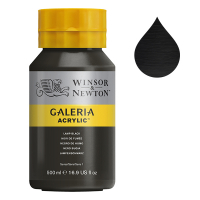 Winsor & Newton Galeria peinture acrylique (500 ml) - 337 noir de fumée 2150337 410080