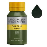 Winsor & Newton Galeria peinture acrylique (500 ml) - 447 vert olive 2150447 410085