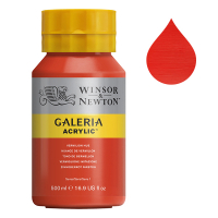 Winsor & Newton Galeria peinture acrylique (500 ml) - 682 nuance de vermillon 2150682 410116