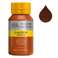 Winsor & Newton Galeria peinture acrylique (500 ml) - 74 terre de Sienne brûlée 2150074 410062