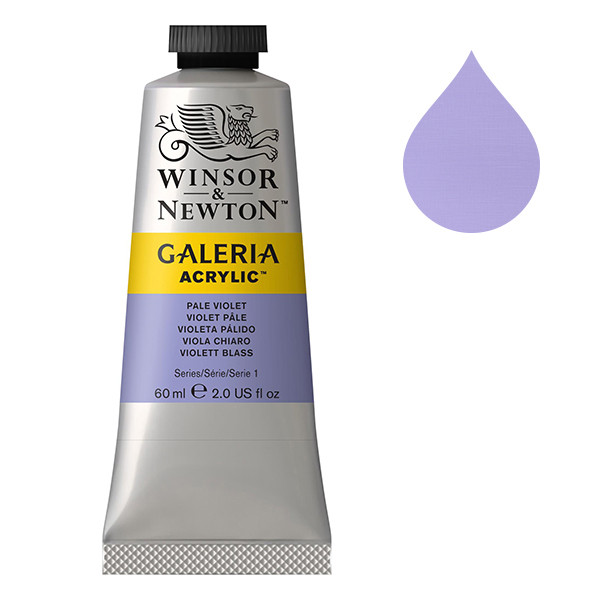 Winsor & Newton Galeria peinture acrylique (60 ml) - 444 violet pâle 2120444 410031 - 1