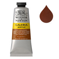 Winsor & Newton Galeria peinture acrylique (60 ml) - 77 terre de Sienne brûlée opaque 2120077 410003