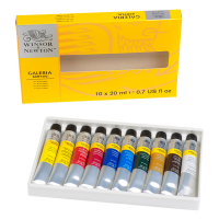 Winsor & Newton Galeria peinture acrylique en tubes de 20 ml (10 pièces) 2190525 410180