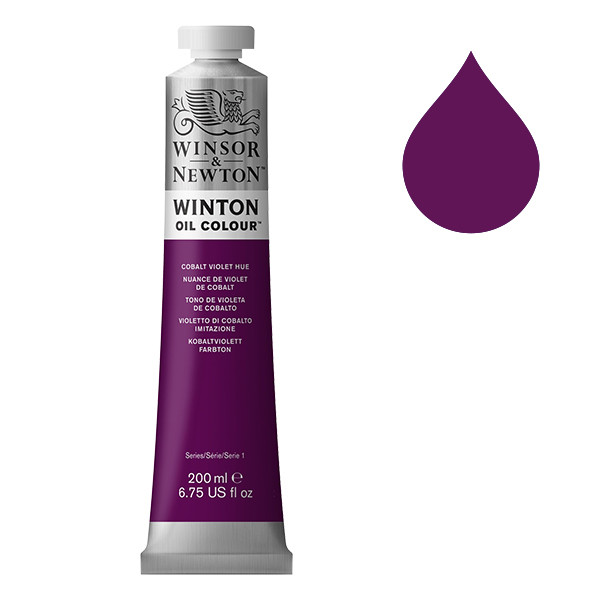 Winsor & Newton Winton peinture à l'huile (200 ml) - 194 nuance de violet de cobalt 1437194 410317 - 1