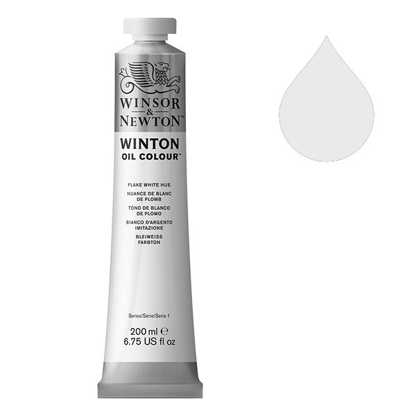 Winsor & Newton Winton peinture à l'huile (200 ml) - 242 nuance de blanc de plomb 1437242 410320 - 1