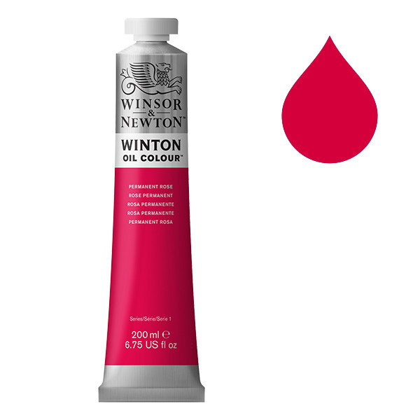 Winsor & Newton Winton peinture à l'huile (200 ml) - 502 rose permanent 1437502 410335 - 1