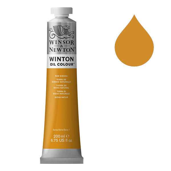 Winsor & Newton Winton peinture à l'huile (200 ml) - 552 terre de Sienne naturelle 8840595 410338 - 1
