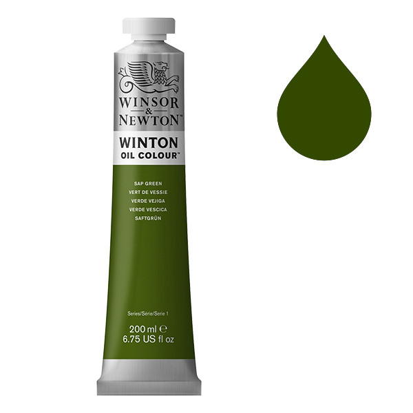 Winsor & Newton Winton peinture à l'huile (200 ml) - 599 vert de vessie 1437599 410340 - 1
