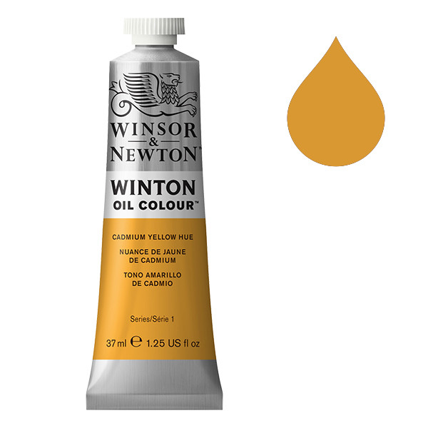Winsor & Newton Winton peinture à l'huile (37 ml) - 109 nuance de jaune de cadmium 1414109 410256 - 1