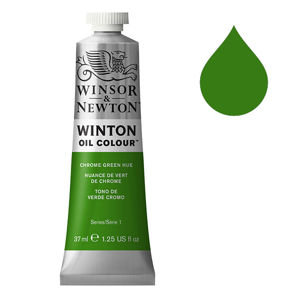 Winsor & Newton Winton peinture à l'huile (37 ml) - 145 nuance de vert de chrome 1414145 410259 - 1