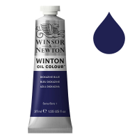 Winsor & Newton Winton peinture à l'huile (37 ml) - 406 bleu dioxazine 1414406 410303