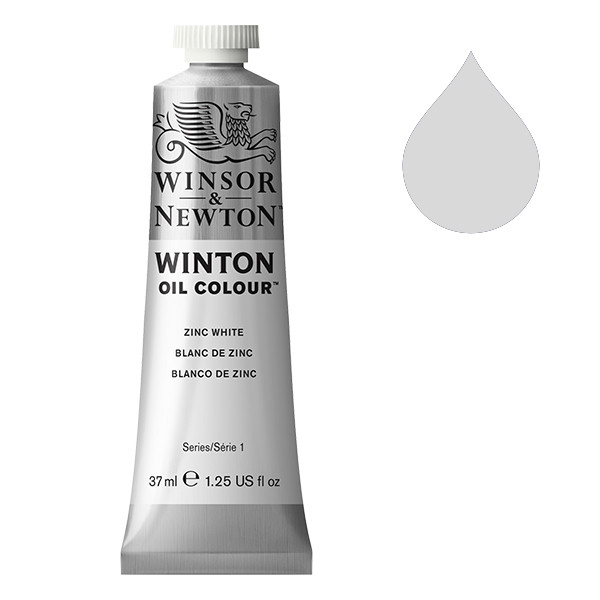 Winsor & Newton Winton peinture à l'huile (37 ml) - 748 blanc de zinc 1414748 410295 - 1