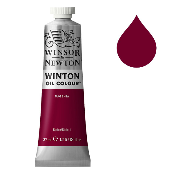 Winsor & Newton Winton peinture à l'huile (37ml) - 380 magenta 1414380 410273 - 1