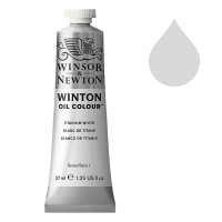 Winsor & Newton Winton peinture à l'huile (37ml) - 644 blanc de titane 8840005 410290