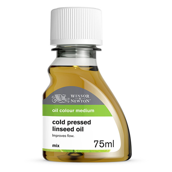 Winsor & Newton huile de lin pressée à froid (75 ml) 3021747 410375 - 1
