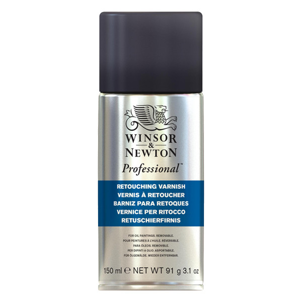 Winsor & Newton vernis à retoucher en aérosol pour peinture à l'huile (150 ml) 3034983 410400 - 1