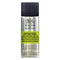 Winsor & Newton vernis brillant universel en aérosol pour peinture à l'huile (400 ml) 3041988 410432