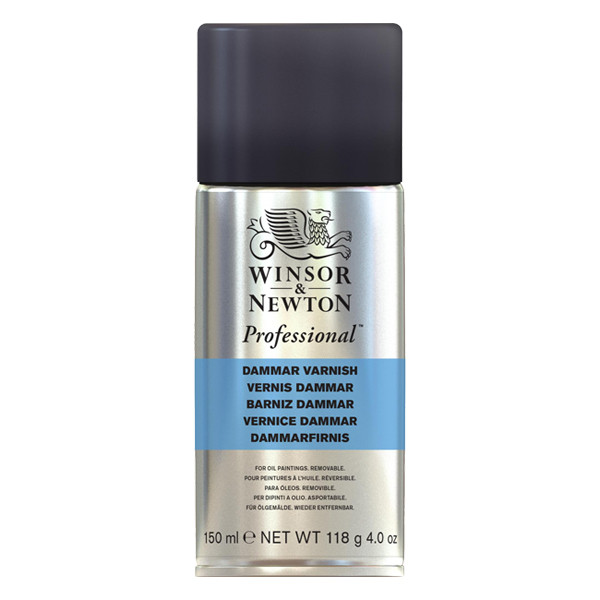 Winsor & Newton vernis dammar en aérosol pour peinture à l'huile (150 ml) 3034985 410362 - 1