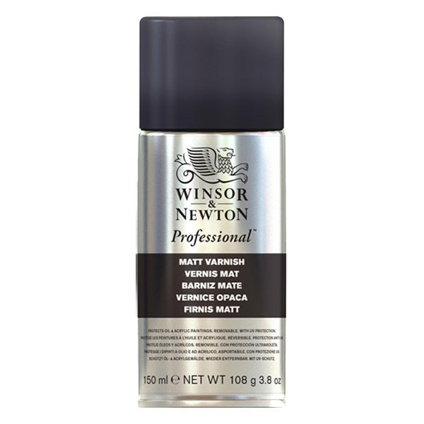 Winsor & Newton vernis mat en aérosol pour peinture à l'huile (150 ml) 3034981 410392 - 1