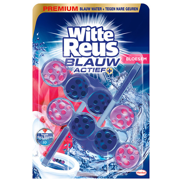 Witte Reus bloc WC Bleu Actif Fleur de Cerisier (2 × 50 g) SRE00343 - 1