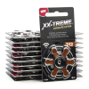 XX-TREME Longlife Extra 312 / PR41 / piles pour appareils auditifs 120 pièces (marque 123accu) - marron A1200017 - 1