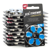XX-TREME Longlife Extra 675 / PR44 piles pour appareils auditifs 120 pièces (marque 123accu) - bleu A1200014 - 1