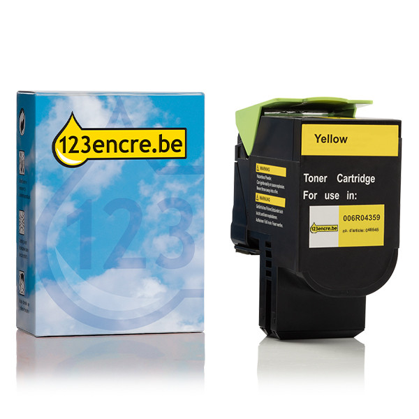 Xerox 006R04359 toner (marque 123encre) - jaune 006R04359C 048545 - 1