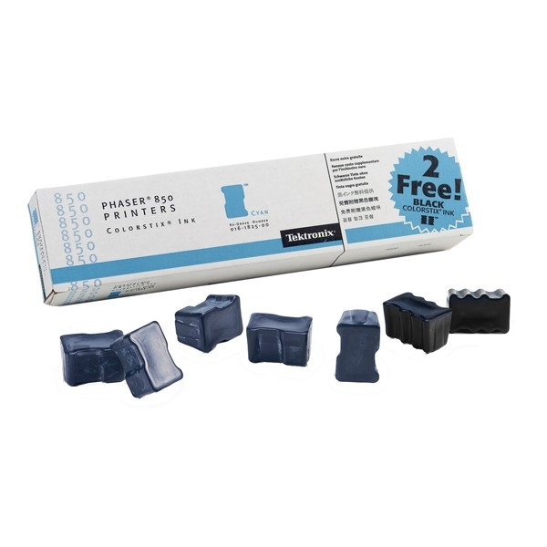 Xerox 016182500 colorstix 5 x cyan + 2 x noir (d'origine) 016182500 046582 - 1