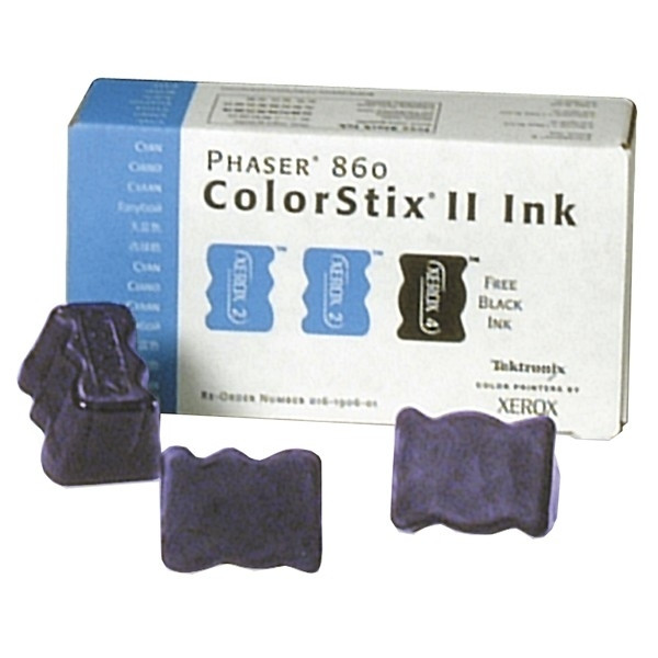 Xerox 016190601 colorstix x 2 cyan + 1 x noir (d'origine) 016190601 046610 - 1