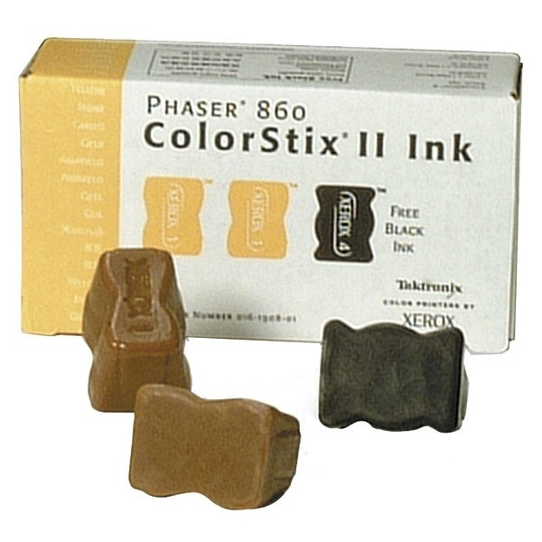 Xerox 016190801 colorstix 2 x jaune + 1 x noir (d'origine) 016190801 046612 - 1