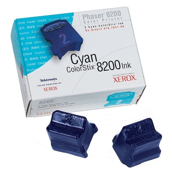 Xerox 016204100 colorstix 2 x cyan (d'origine) 016204100 046664 - 1