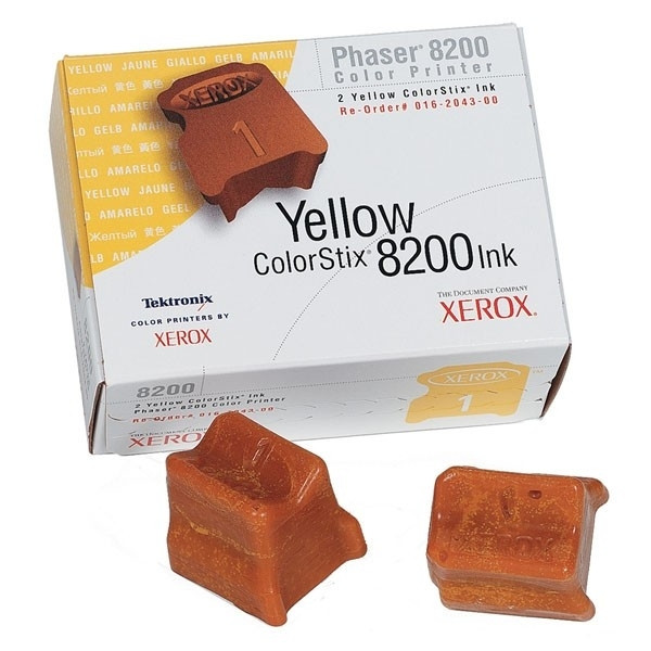 Xerox 016204300 colorstix 2 x jaune (d'origine) 016204300 046666 - 1