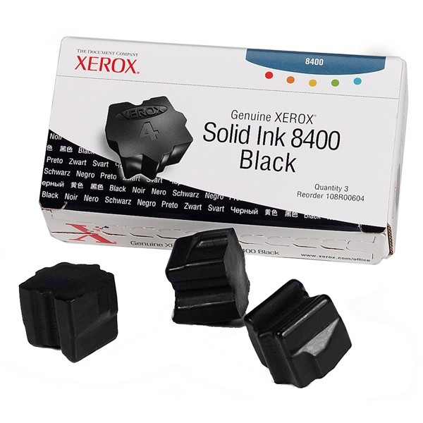 Xerox 108R00604 encre solide noire 3 pièces (d'origine) 108R00604 046726 - 1