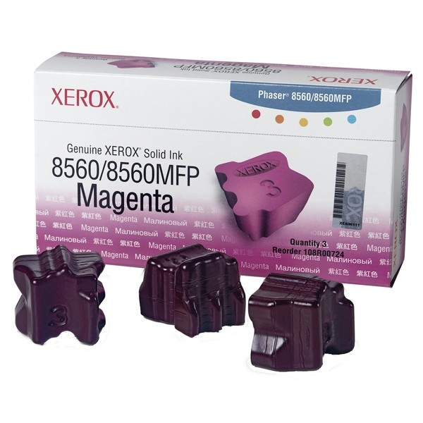 Xerox 108R00724 encre solide magenta 3 pièces (d'origine) 108R00724 047224 - 1