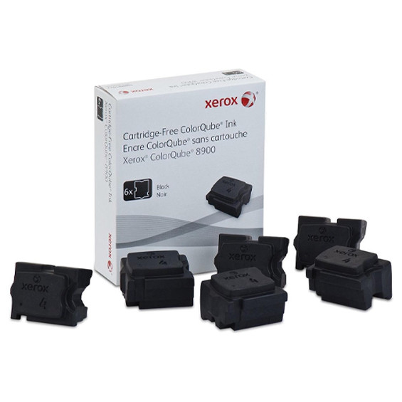 Xerox 108R01025 encre solide noire 6 pièces (d'origine) 108R01025 047940 - 1